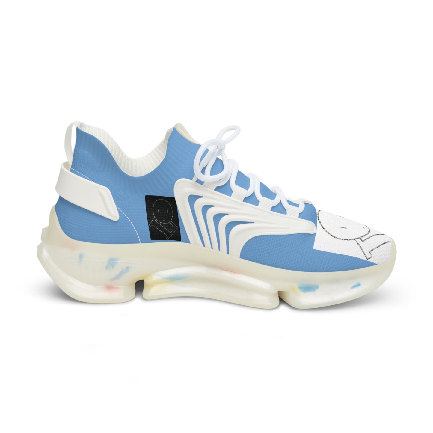 Own Lane Apparel “LESS TRAFFIC” Carolina Blue; Wavy