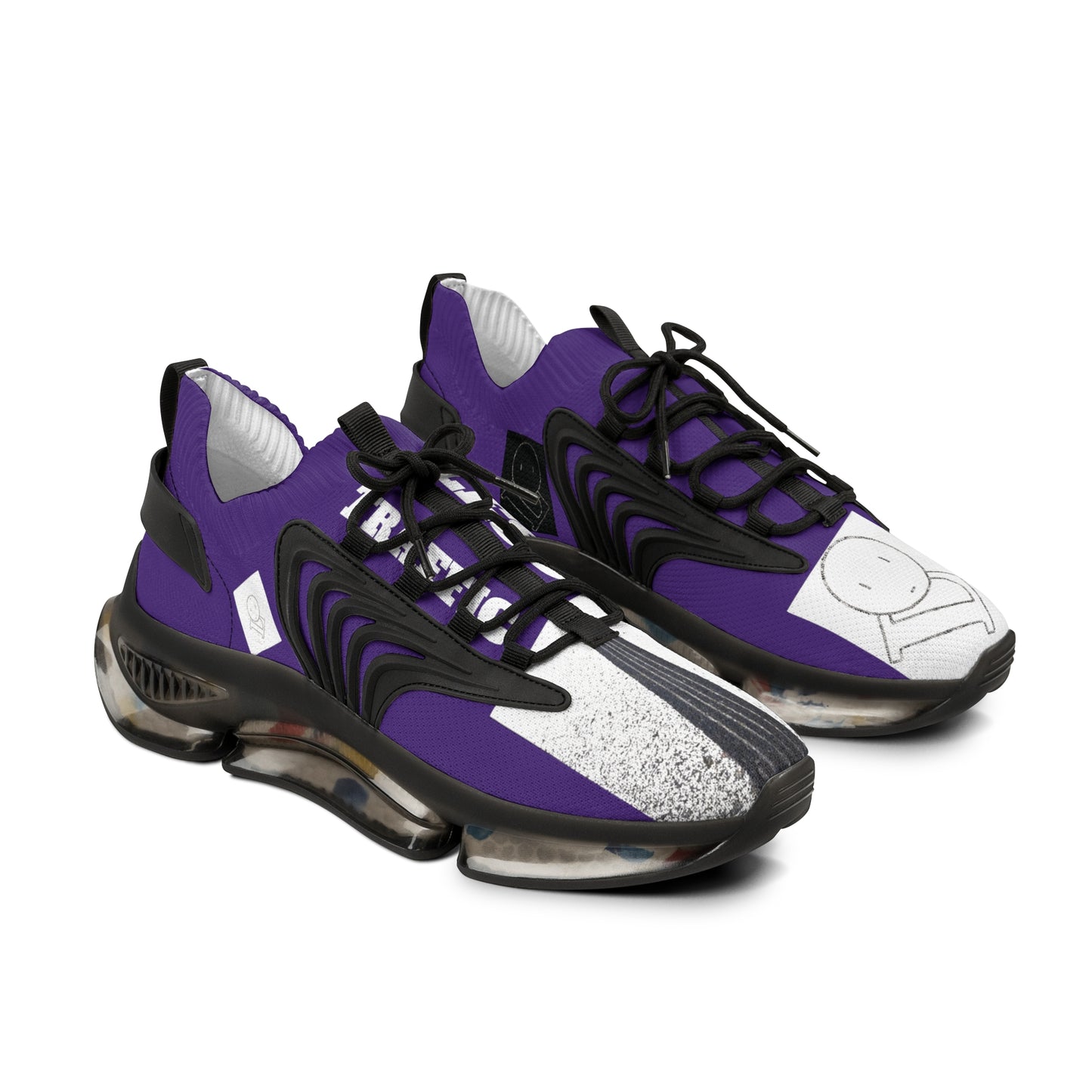Own Lane Apparel “LESS TRAFFIC” Purple Wavy